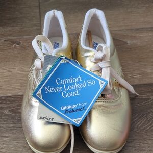 NWT Vintage Gold Orthopedic Shoes, Size 6